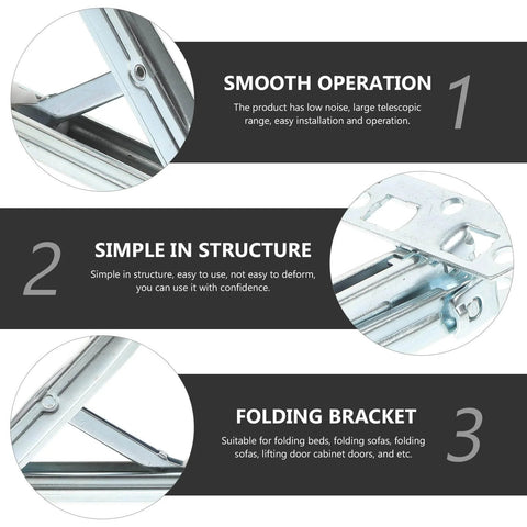 Adjustable Folding Lifting Bracket For Sofa Armrest Hinge And Sofa Bed Lift Hardware with features of smooth operation, simple structure, and folding bracket.