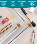 Twelve 30ml Glass Test Tubes With Cork Stopper, 20x150mm Storage Tubes With Cap displayed among cosmetics