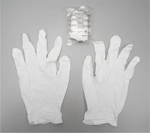 Compact Emergency Kit With Medical Grade Gear And Sturdy Hardshell Case, nitrile gloves and packaged CPR mask displayed.