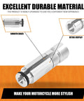 Slick Cnc Aluminum Motorcycle Clutch Cable Adjuster Upgrade For Harley Softail Fat Boy Street Bob Low Rider Touring 2018 To 2024 close-up of durable adjuster with smooth edges.