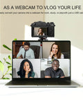 64MP 4K 5K Digital Camera Kit With WiFi For YouTube Vlogging Front And Rear Dual Cameras in webcam mode for video calls