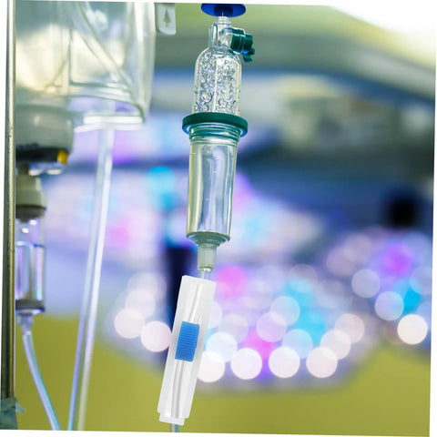 Must Have Laboratory Hose Flow Regulator Roller Switch Tubing Control Valve for Easy Infusion Adjuster in use