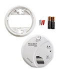 Battery Powered Carbon Monoxide Alarm With Wireless Interconnection And Voice And Location Alerts, No Brainer Install