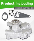 Heavy Duty Water Pump Replacement For Thermo King Tripac APU Evolution TK270 TK370 TK374 with mounting gaskets and fittings.