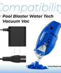 8.6V Pool Vacuum Charger For Pool Blaster Catfish Li And Water Tech Vac Cleaners Replacement Power Supply LC099-2SK with accessories