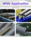 Solid Carbon Steel Spring Assortment Kit With 250 Piece Count Featuring 5 Versatile Compression Sizes For Heavy Duty Repairs And DIY Projects To Keep Your Gear Running Smooth And Tough Out There, assorted springs in use