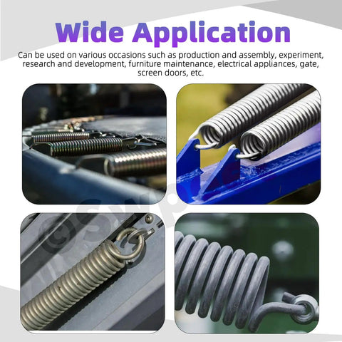 Solid Carbon Steel Spring Assortment Kit With 250 Piece Count Featuring 5 Versatile Compression Sizes For Heavy Duty Repairs And DIY Projects To Keep Your Gear Running Smooth And Tough Out There, assorted springs in use