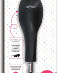 Embroidery Hole Punch Tool Must Have With Adjustable Tip Sizes And Collar in packaging with 3 tips included.