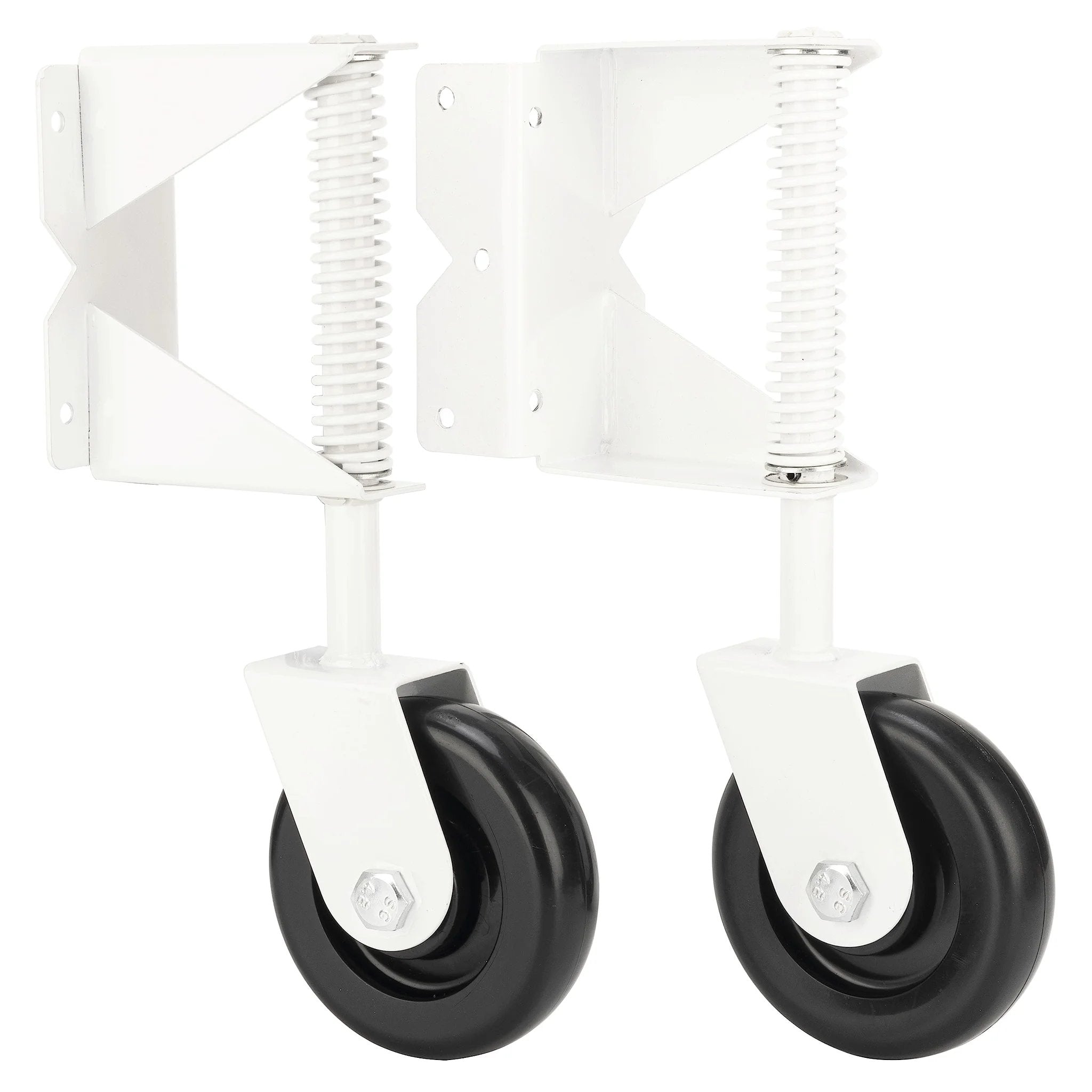 Spring Loaded Gate Caster Kit for Wooden & PVC Fences