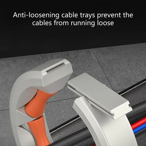 Bridge Cable Guide Tool With 65mm Opening Roller And 330 Degree Adjustable Clamp For Construction Wiring And Conduits Smooth Spindle Rollers That Prevent Wire Abrasion And Fit Inner Outer Edges For Multi Angle Pulling, clamp on cable tray