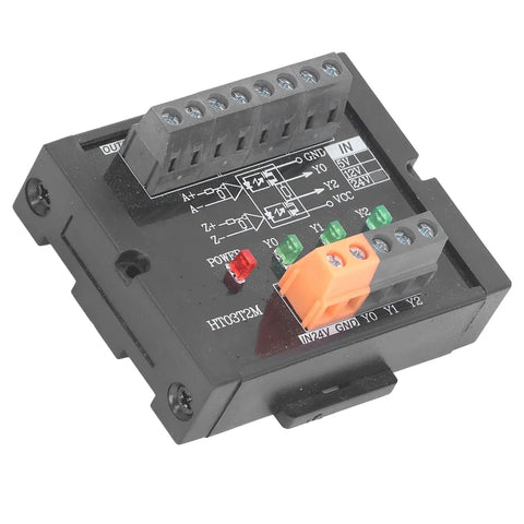 Three Channel Encoder Converter Module With Plug And Play Install For PLC And High Speed Counter, circuit board view
