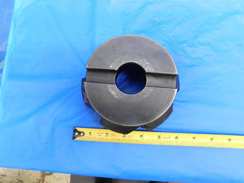 5 Inch OD Face Mill With 1 1/2 Inch Pilot No Labeling On This Face Mill For CNC Milling And Metalworking Precision Tool, steel body