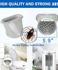 Easy Portable AC Window Vent Kit With Adjustable Vertical Or Horizontal Sliding Window Plate For Window AC Units, 5.9 Inch Diameter Seal And 59 Inch Exhaust Hose showing insect prevention mesh