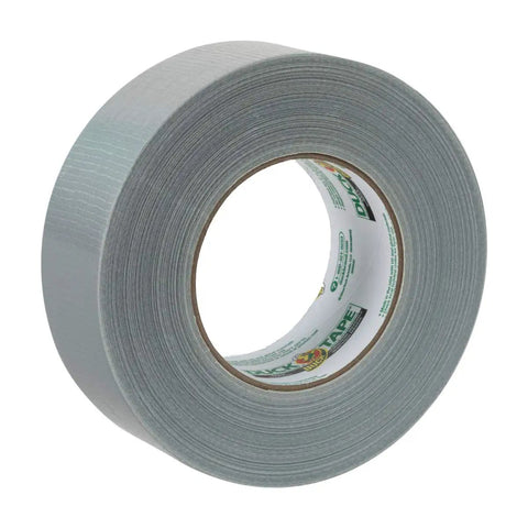 Max Strength Duct Tape For Heavy Duty Fixes Workhorse 1.88 Inch By 45 Yards Weatherproof Silver Tape, roll side view