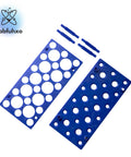 Polypropylene Centrifuge Tube Rack For 10ml 15ml And 50ml Tubes, 28 Well Detachable Plastic Stand, Blue Color