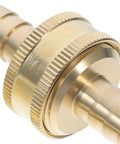 Ditch The Leaky Hose Old Fittings And Grab This Brass 1/2 Inch Barb Repair Kit With Secure Fixing Ring For Super Durable Car Washing And Garden Water Connection That Is Just The Thing You Need brass hose repair fitting close-up