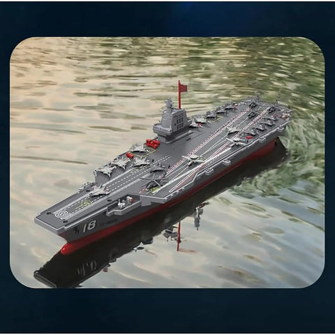 Realistic RC Aircraft Carrier For Adults With Plane Included 2.4G Scale Military Remote Control Ship on water