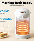 Heavy Duty Three Liter Hot Water Dispenser serving top tier auto and manual pouring lines with illuminated water boiling.