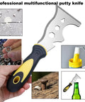 12 In 1 Paint Scraper Tool Multi Use Tough Scraper For Wood Putty Knife Caulk Remover Metal Scraper Spackle Tool