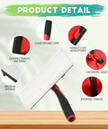 Two Pack 9 Inch Paint Edge Trimmer Tool with 180 Degree Rotating Handle for Decks Walls and Ceilings Stain Pad Edger