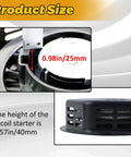 Heavy Duty Recoil Starter Compatible With Champion Generators 196cc 212cc 224cc detailed size dimensions