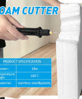 Eight In One Foam Cutter Electric Cutting Machine Pen Kit With Hot Wire Cutter For Styrofoam Polyethylene EVA Foam Carving Crafts DIY Friendly 100 To 240 Volt 18 Watt Safe And Easy To Use Includes Metal Stand And Non Slip Handle cutting foam