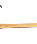 Monster 18 Inch Wooden Stir Paddle For Crawfish Boil Big Pots Heavy Duty Cajun Spatula showing thin edge and hanging loop