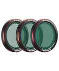 3 Pack Magnetic ND Filters For DJI Neo 2 Drone Includes ND8 ND16 ND32 For Smooth Motion And Precise Exposure Quick Swaps Magnetic Design