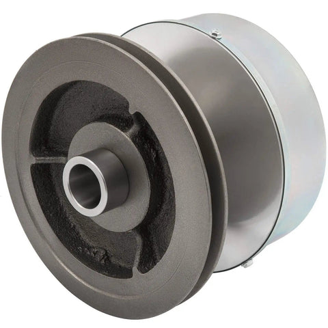 Close-up of Primary Drive Clutch For Yamaha Gas Golf Carts 1985 Up G2 G8 G9 G11 G14 G16 G21 G22, cast iron and aluminum construction.
