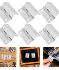 Right Angle Cabinet Door Hinges 10 Pack With Screws 180 Degree Full Overlay Heavy Duty Iron Hinges for wood cabinets