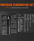 50 In 1 Magnetic Precision Screwdriver Set With Case, Handy Pro Grade Electronics Repair Kit For Laptops iPhone PC And More