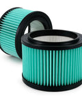 Heavy Duty Cartridge Wet Dry Vacuum Filter For 3 To 4 Gallon General Purpose Vacs Replace 9 17810 2 Pack With HEPA Design