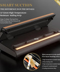 Powerful Vacuum Sealer With 90Kpa Suction 6 In 1 Compact Food Preservation System open with copper sealing strip