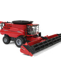 1/64 Axial-Flow 8260 Combine Diecast Model With Folding 4412F Corn Head And 40Ft Draper Head, realistic cab interior