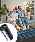Image of 216-259 UF Round Motor Start Capacitor 220-250V with family lifestyle and DIY repair message