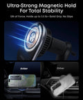 Prime MagSafe Car Mount Charger With Qi2 25W Wireless Fast Charging For iPhone 17 All The Way Through 12 Series AirCool Cooling
