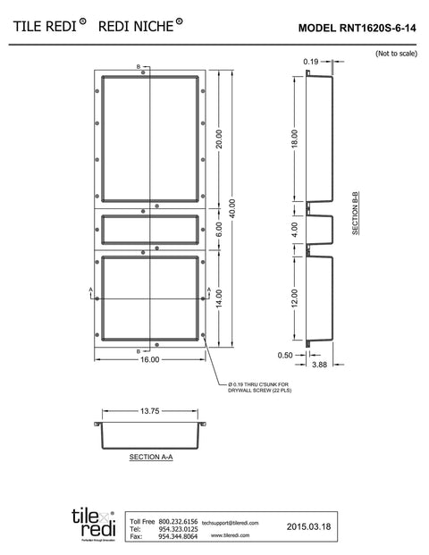 Diagram of Triple Niche Recessed Shower Shelf Black With Three Inner Shelves Built To Handle All Your Shower Stuff Fits 16 Inch Wide By 40 Inch High By 4 Inch Deep Tile Ready All In One Bathroom Storage Solution.