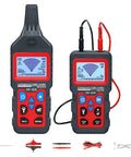 Underground Cable Locator and Wire Tracker NF826 with LCD screens and accessories for detecting buried wires and wall faults.