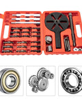 21 In 1 Heavy Duty Bearing Disassembly Puller Kit Inner Hole Extractor Tool Built From Premium Quenched Steel To Resist Rust And Handles Extreme Torque For Pros Fixing Cars Fast While Saving Money On Pricey Brands Plus Pro Specs For Shop Jobs. 21-piece bearing puller kit in red case, steel parts, for 6005-6310 bearings