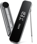 0.3 Second Instant Read Digital Meat Thermometer With Ultra Precision, Waterproof Food Thermometer For Cooking and Grilling, Backlit Display