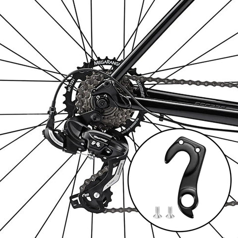 Derailleur Hanger Replacement For Giant Avail Brava Defy Envie LIV Propel Revolt TCR Thrive Road And Mountain Bikes visible on a rear wheel