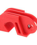 Red Nylon Universal Circuit Breaker Lockout For Safe Lockout And Quick Off, side view showing screwdriver hole