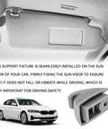 Sun Visor Clip Replacement Set For Cars Anti Vibration Retainer Clips OEM 95994975 95994976 installed in car interior