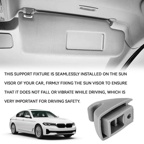 Sun Visor Clip Replacement Set For Cars Anti Vibration Retainer Clips OEM 95994975 95994976 installed in car interior