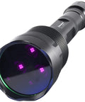 365nm Blacklight Flashlight With 36W Rechargeable Power, Portable Handheld UV Lamp, 3-LED Ultraviolet Spotlight For Urine Detection