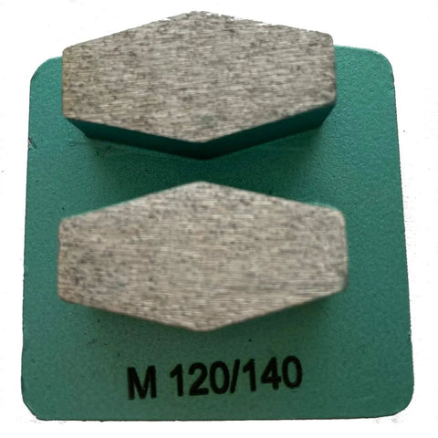 Set Of 9 Pro Grade Diamond Grinding Discs For PG Floor Grinders Concrete Floor Surface Prep 120 And 140 Grit