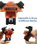 Right Angle Corner Clamp Set 4 Pack Adjustable Single Hand Spring Loaded Clip for Woodworking 90 Degree Joints