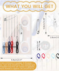 No Fuss Bulk Travel Sewing Crate Featuring Nifty Mini Repair Packs with scissors threads and needles in plastic storage case.