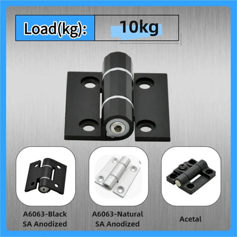 Heavy Duty Adjustable Damping Cabinet Butt Hinge With 180 Degree Free Positioning And Rock Solid Aluminum Build For Smooth Door Closure On Wood Furniture Projects, 10kg load capacity.