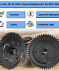 Steel Spur Gear 52T M1.0 For Traxxas One Eighth Sledge Monster Truck CNC Machined Replacement Hardened Steel Part 9652 9652X